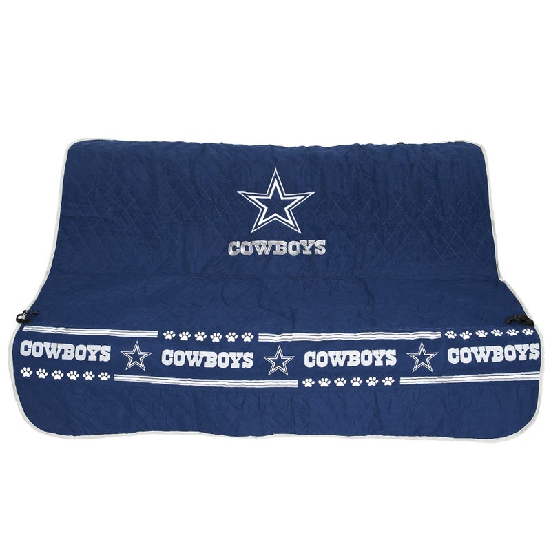Pets First NFL CAR SEAT COVER - DALLAS COWBOYS Waterproof, Non-slip BEST Football LICENSED PET SEAT cover for DOGS & CATS,55 x 50 Inches - Image 1